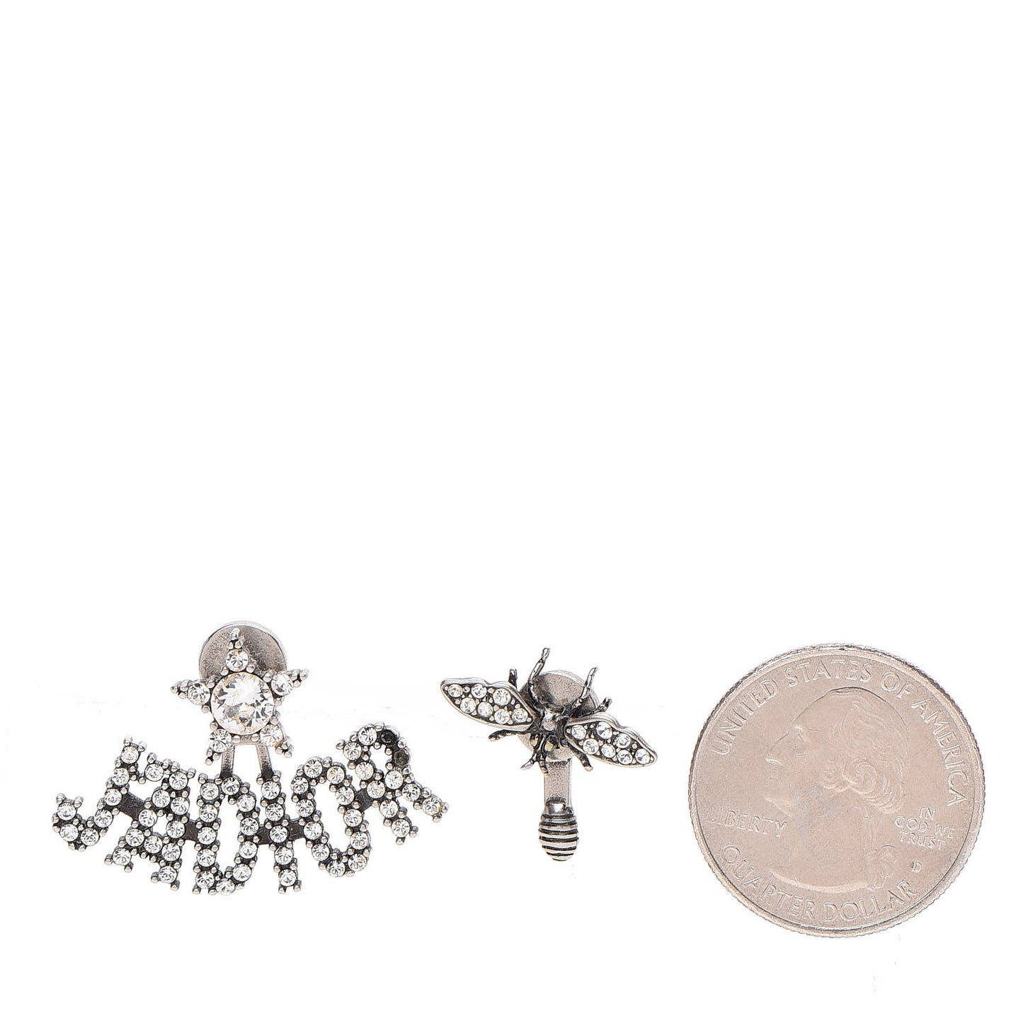 Palladium Crystal J'adior Earrings