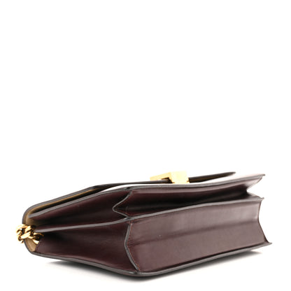 Celine Smooth Calfskin Medium Case Chain Flap Burgundy 4 of 16