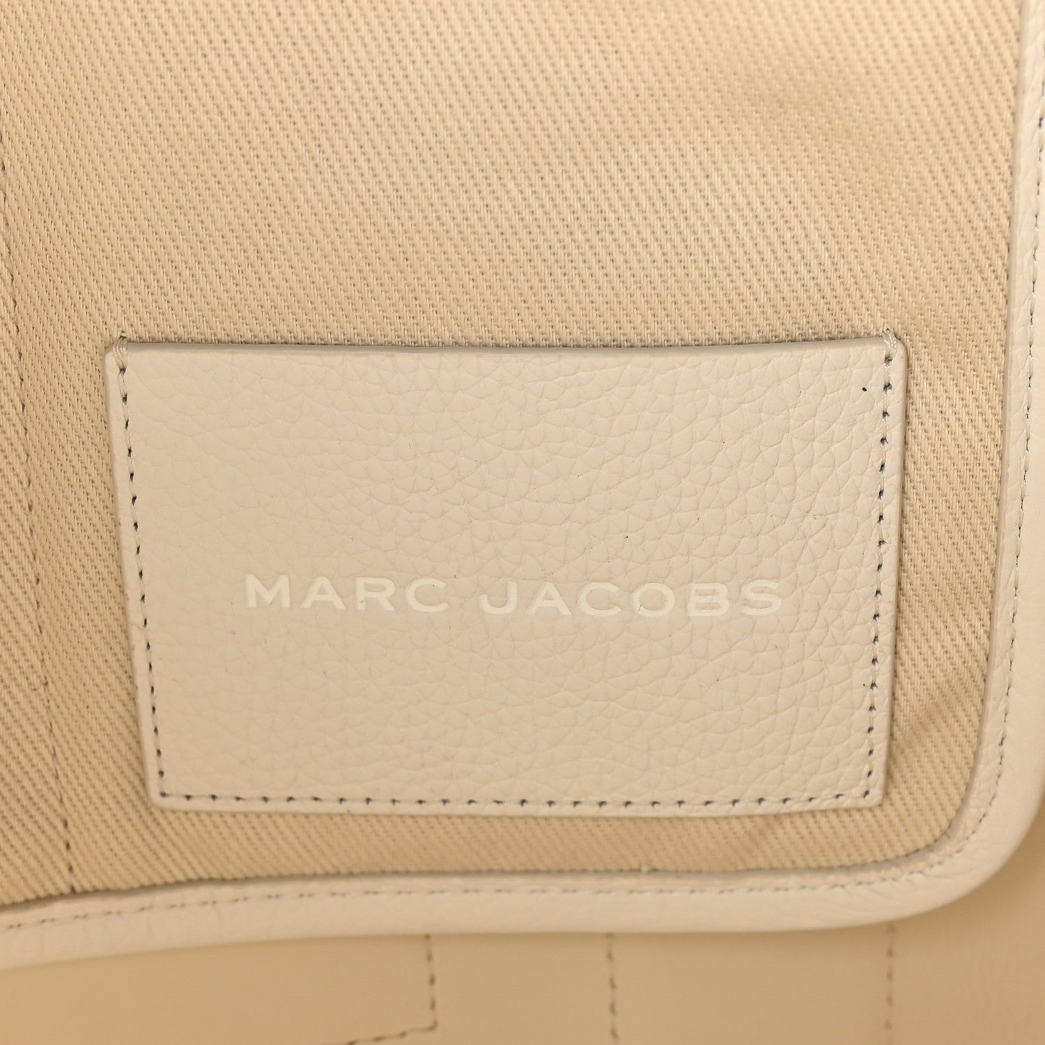 Marc Jacobs Grained Calfskin Large The Tote Bag Cotton 6 of 10