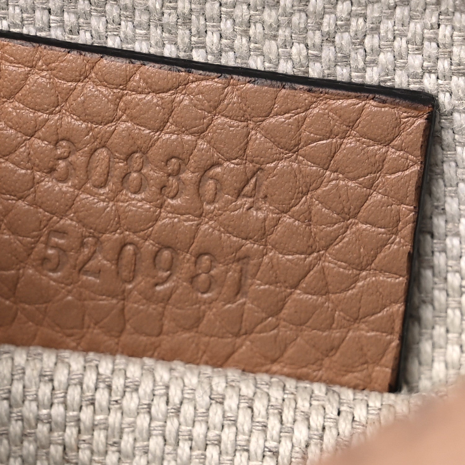 Gucci Pebbled Calfskin Small Soho Disco Bag Camelia 7 of 14