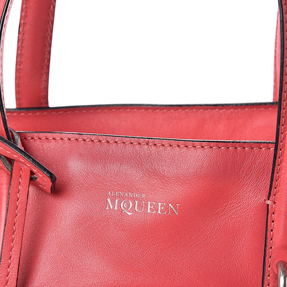 Alexander McQueen Calfskin Small Skull Padlock Zip Around Tote Pink 24 of 28