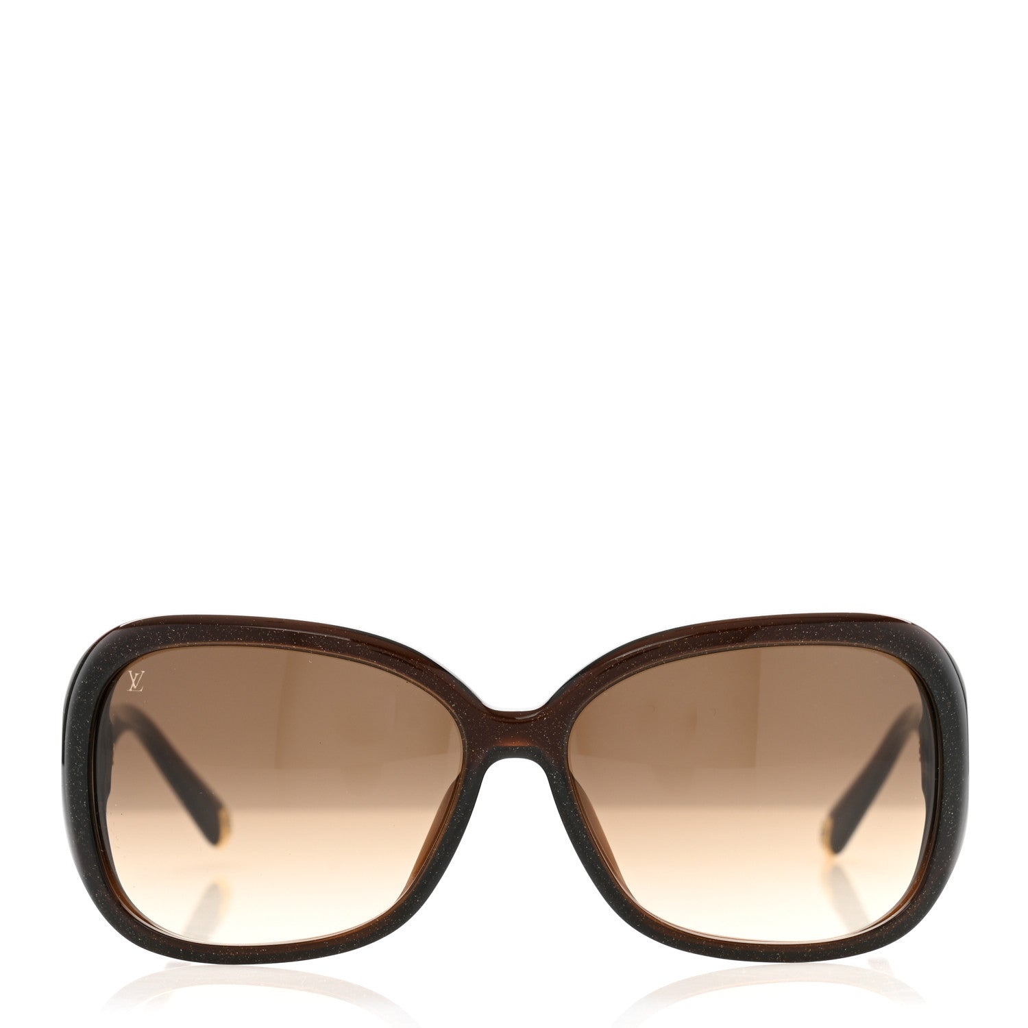Louis Vuitton Acetate Obsession GM Sunglasses Z0459E Brown Glitter 2 of 8