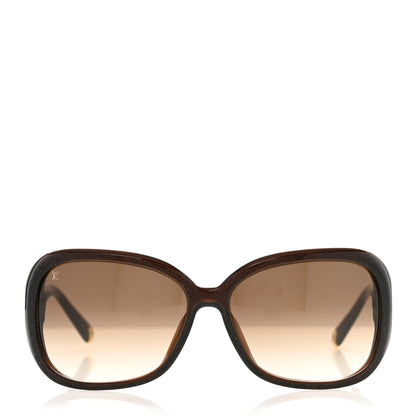 Louis Vuitton Acetate Obsession GM Sunglasses Z0459E Brown Glitter 2 of 8