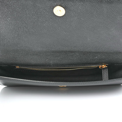Tom Ford Pebbled Calfskin Studded Jennifer Clutch Black 4 of 7