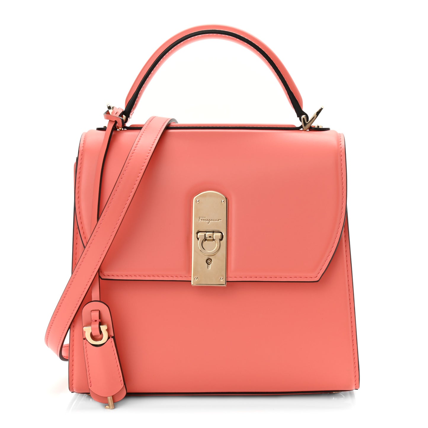 Smooth Calfskin Small Boxyz Orange