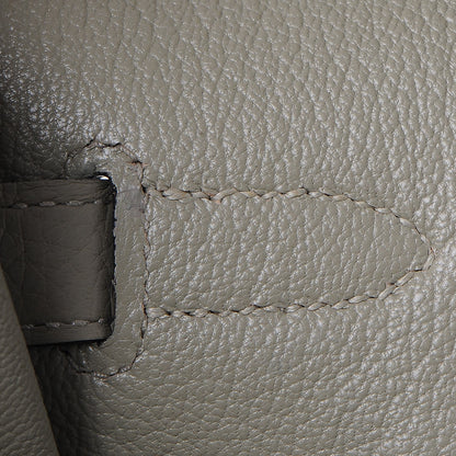 Hermes Taurillon Clemence Birkin 35 Sauge 14 of 32
