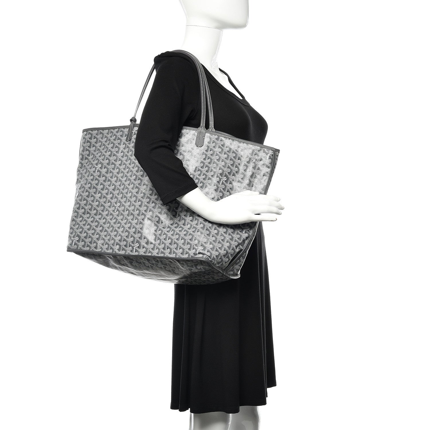 Goyard Goyardine Reversible Anjou GM Grey 3 of 16