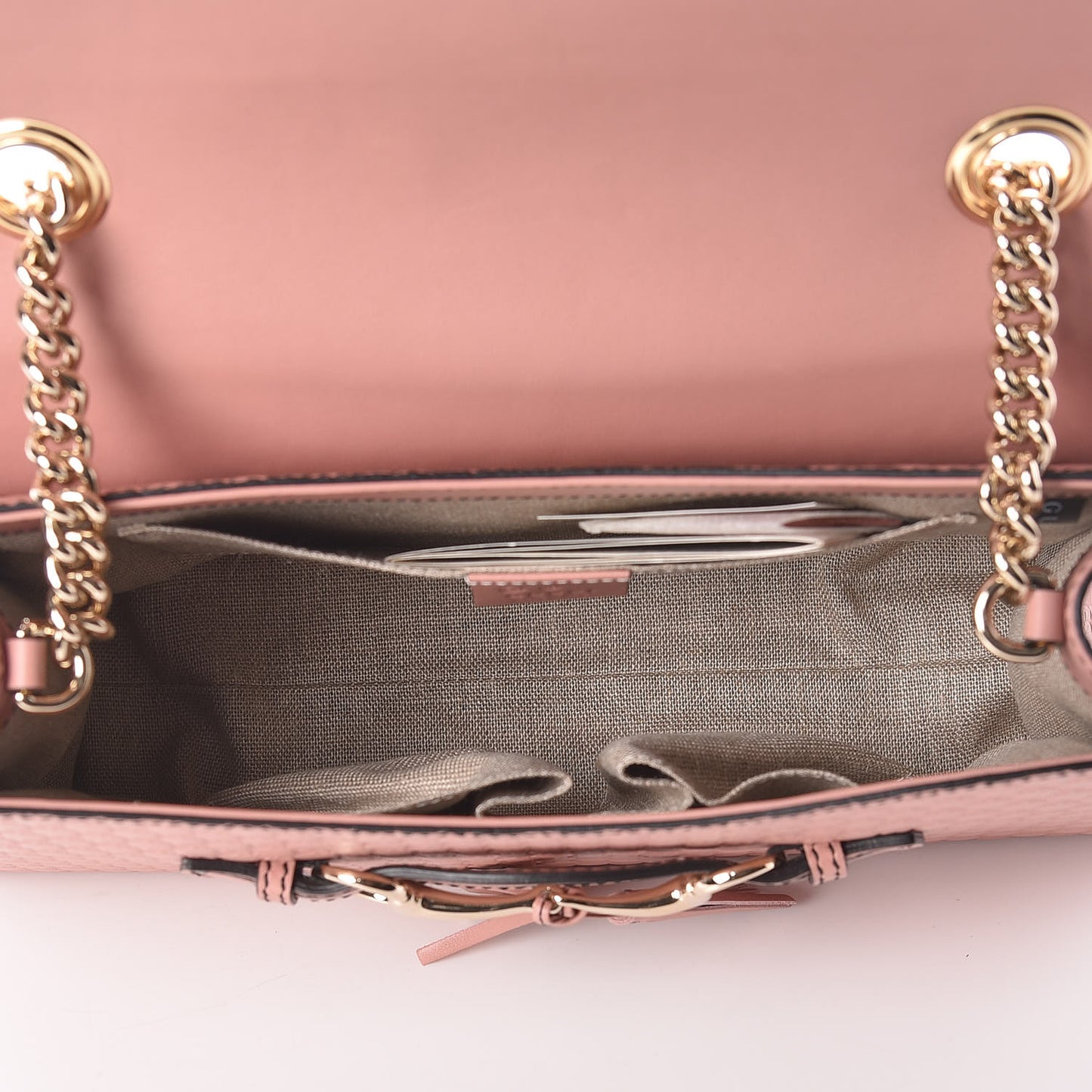 Microguccissima Medium Emily Chain Shoulder Bag Soft Pink