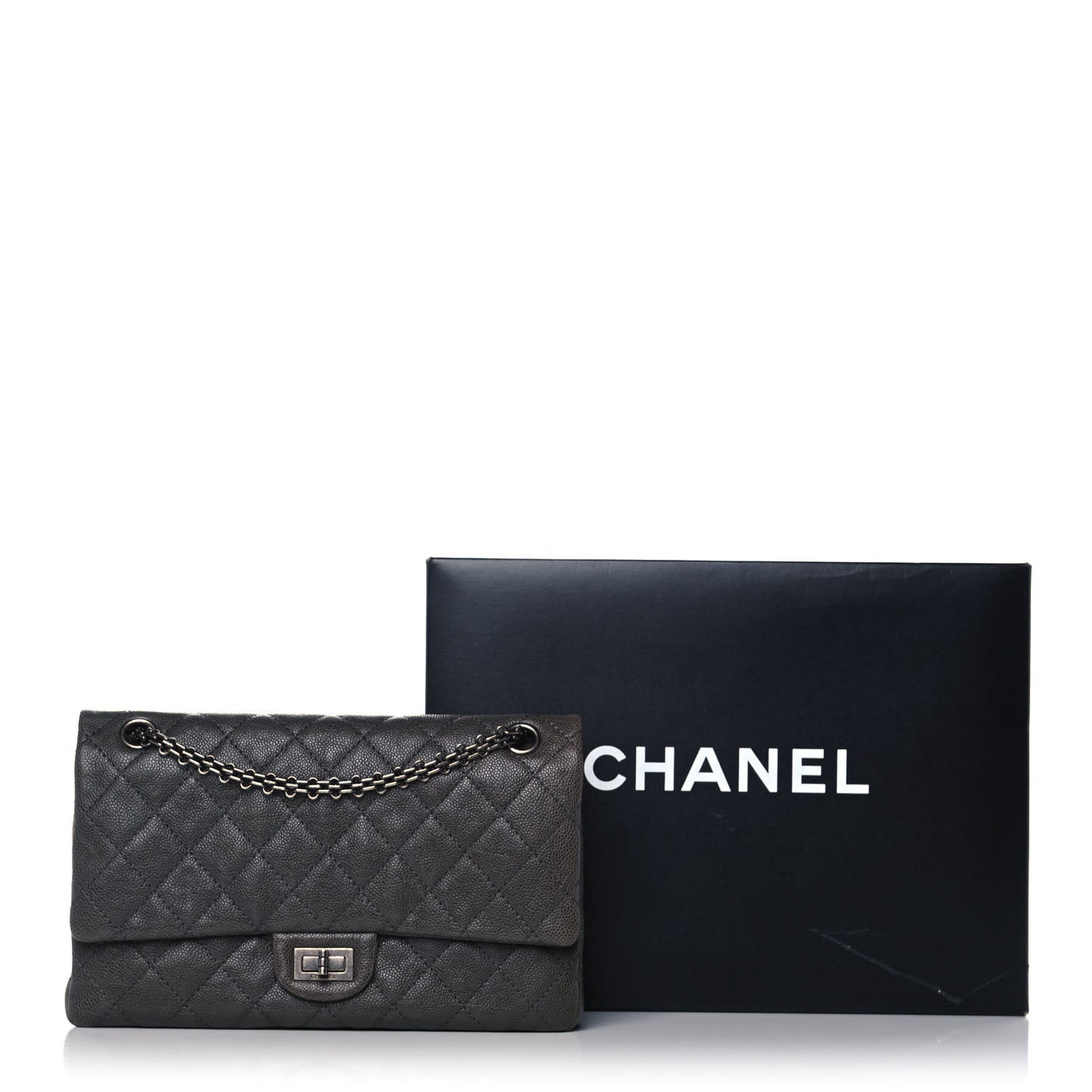 Caviar Quilted 2.55 Reissue 226 Flap Grey
