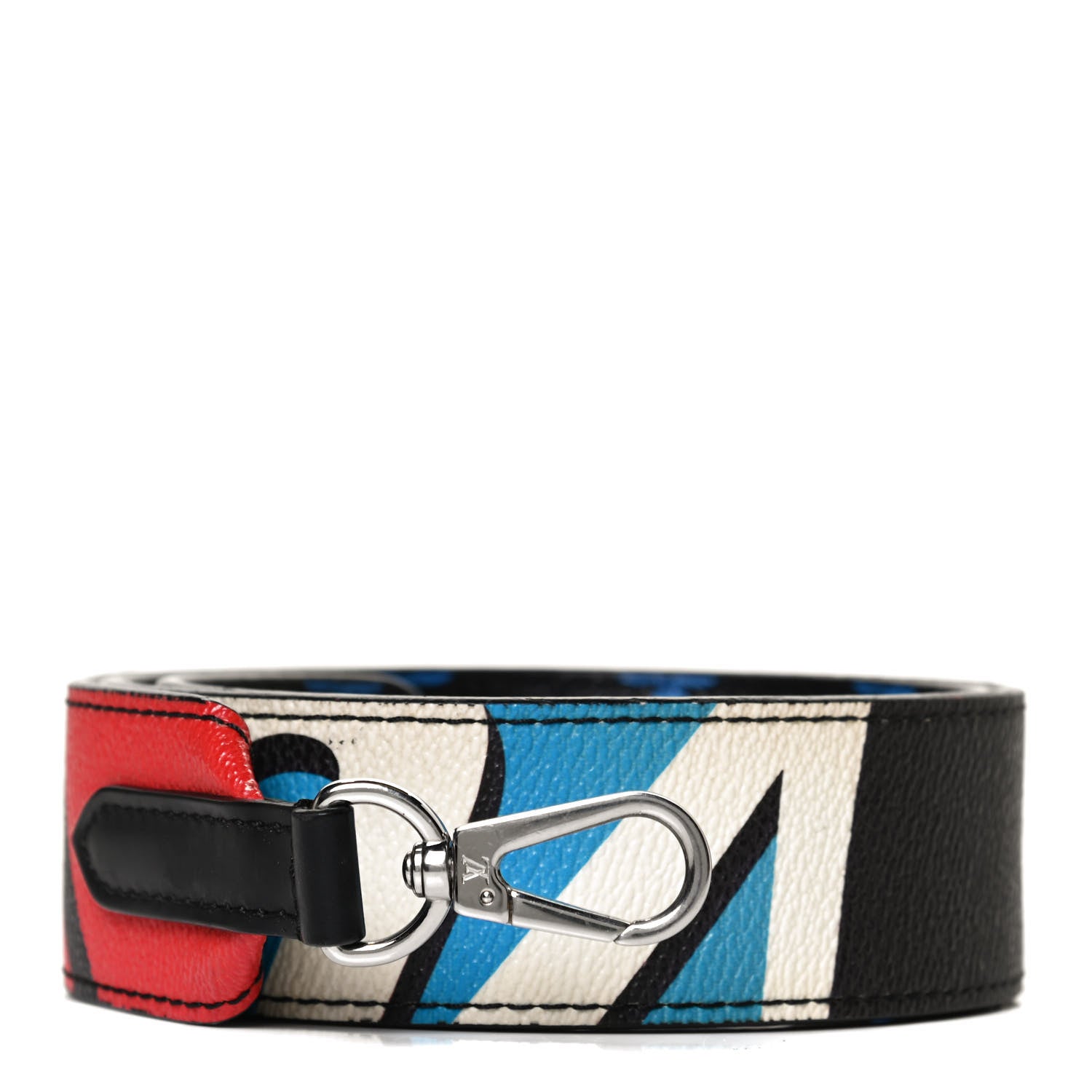 Louis Vuitton Canvas Bandouliere Shoulder Strap Black Bleu Digital 1 of 5