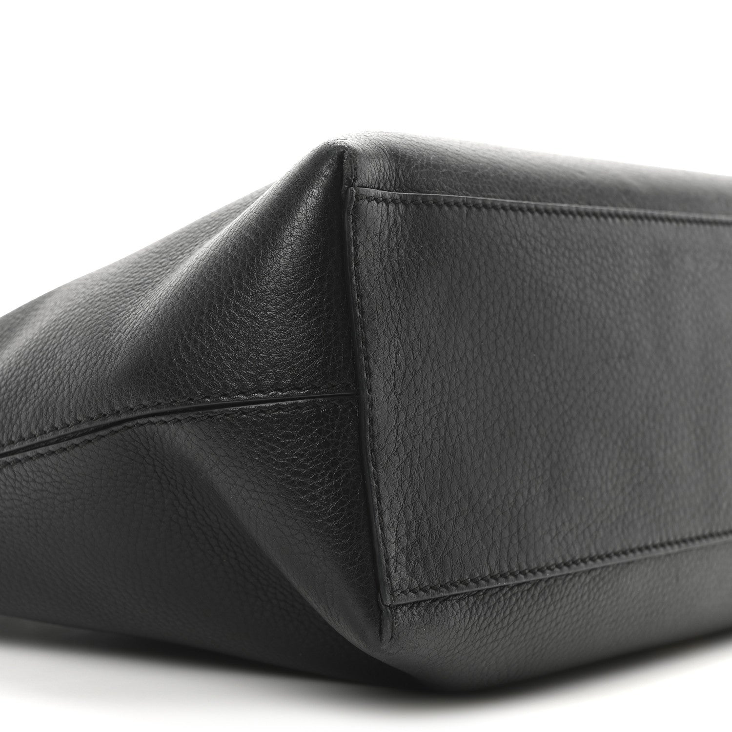 Valentino Garavani Grained Calfskin Rockstud Shoulder Tote Black 8 of 9