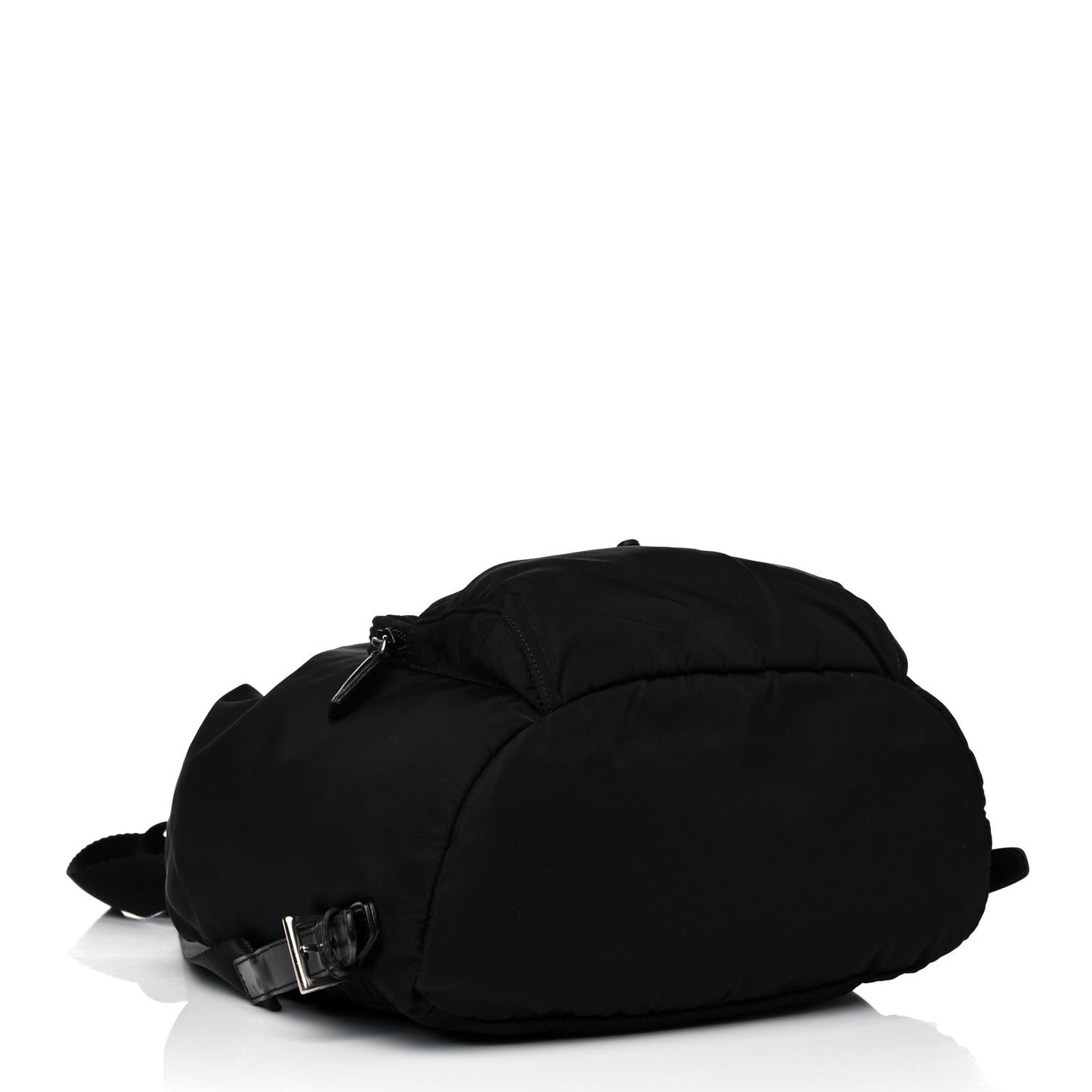 Nylon Vela Medium Cinch Backpack Black