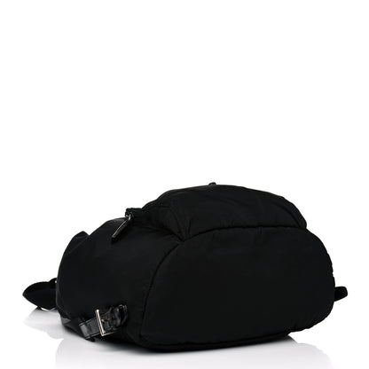 Prada Nylon Vela Medium Cinch Backpack Black 3 of 15