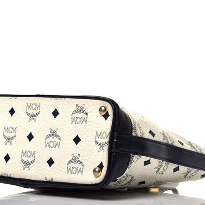 MCM Visetos Tote White 8 of 8
