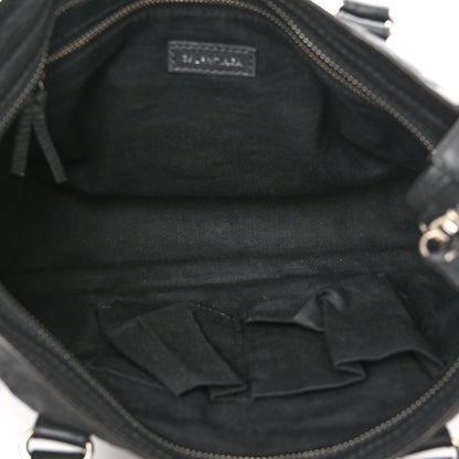 Balenciaga Agneau Classic Silver Hardware S City Graffiti Logo Strap Gris Fossile 5 of 10