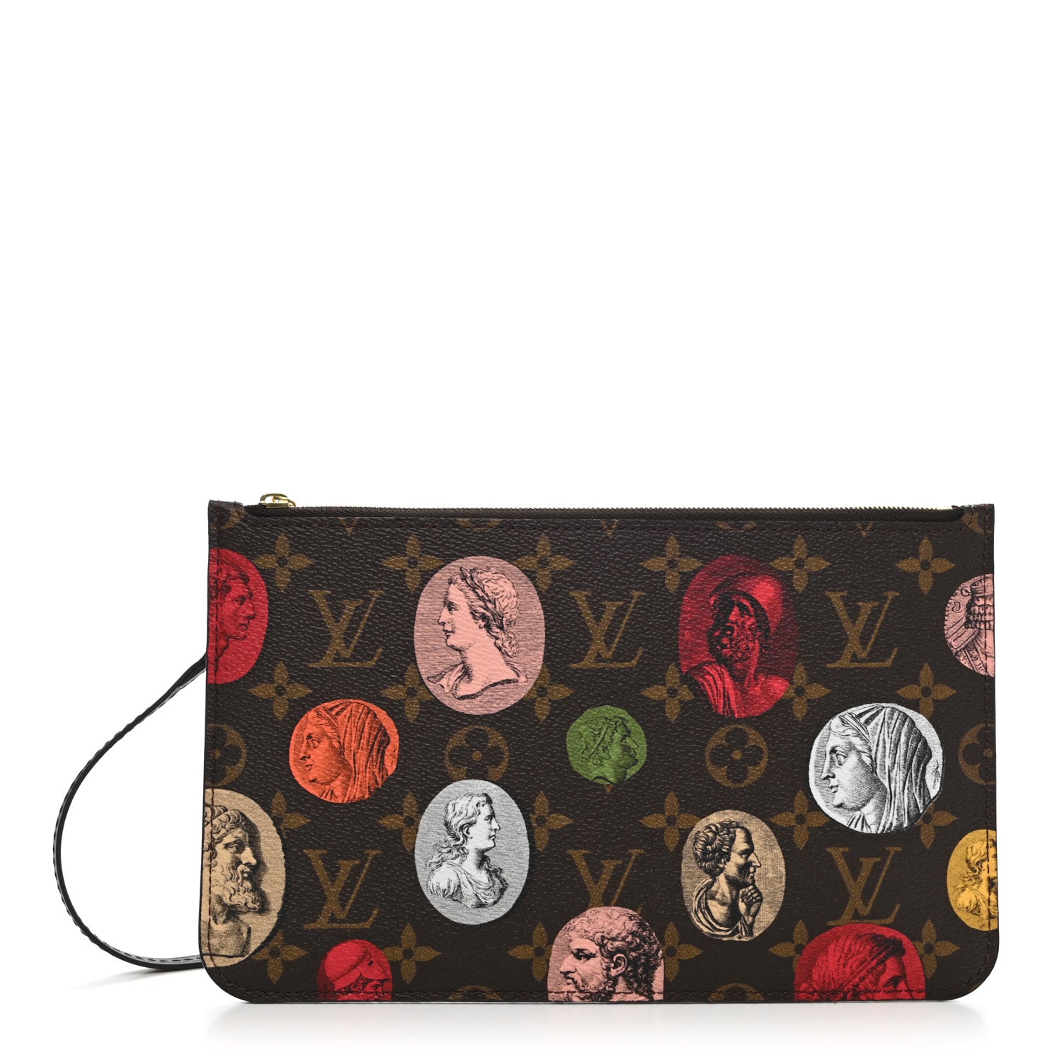 Louis Vuitton X FORNASETTI Monogram Cameo Neverfull MM GM Pochette 1 of 6