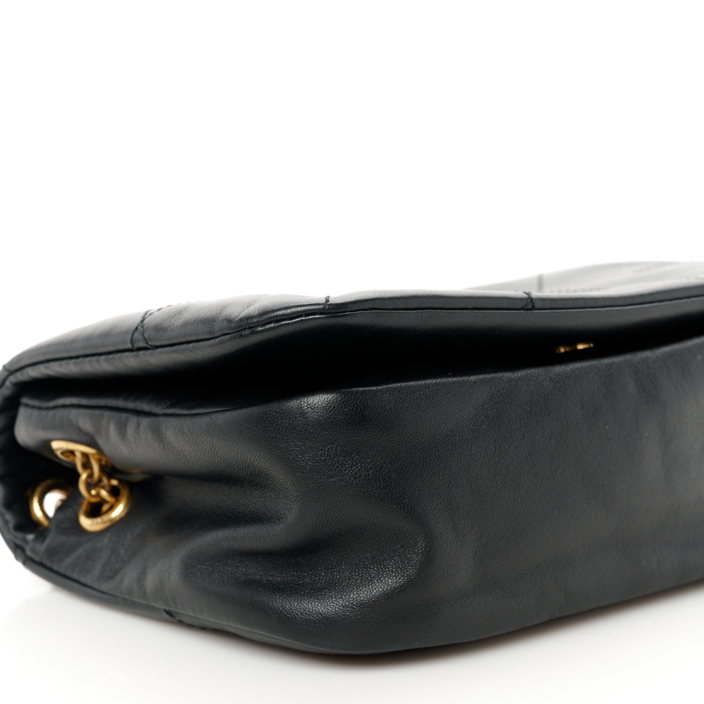 Lambskin Matelasse Monogram Mini Jamie 4.3 Black