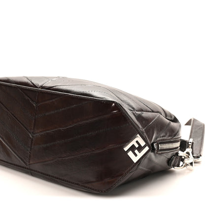 Fendi Eel Lui Medium Shoulder Bag Burgundy 10 of 10