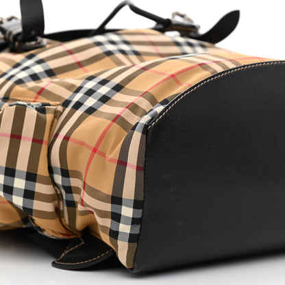 Burberry Nylon Vintage Check Medium Rucksack Backpack Antique Yellow 9 of 14