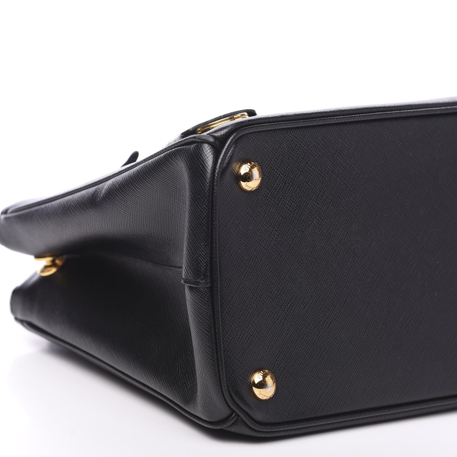Prada Saffiano Small Galleria Double Zip Tote Black 7 of 9