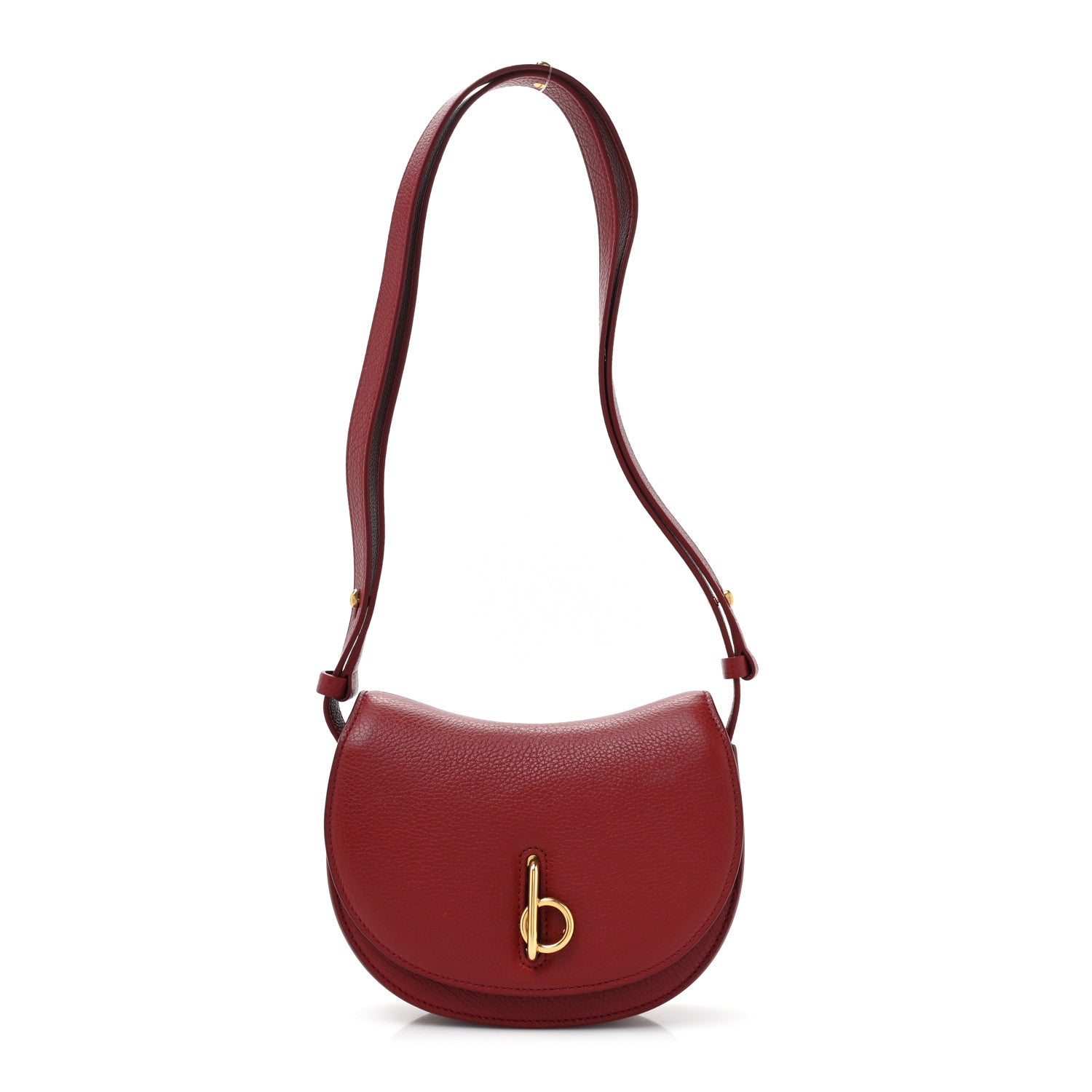 Burberry Calfskin Mini Rocking Horse Crossbody Dark Red 1 of 12