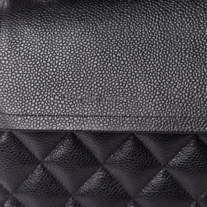 Chanel Caviar Quilted Jumbo Double Flap Black 16 of 24