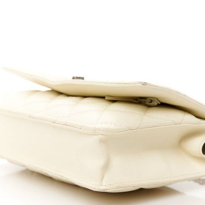 Chanel Aged Calfskin Quilted Reissue Wallet On Chain WOC White 11 of 15