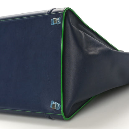 Celine Smooth Calfskin Medium Phantom Luggage Navy Blue Green 10 of 10