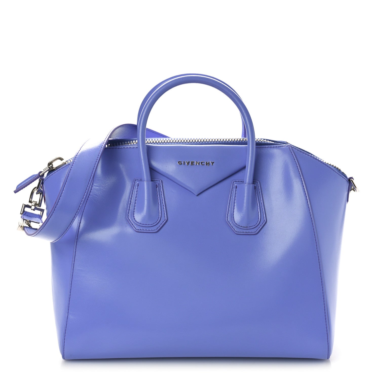 Givenchy Shiny Lord Calfskin Medium Antigona Lilac 1 of 11