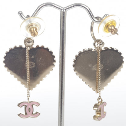 Chanel Heart CC Drop Earrings 5 of 5