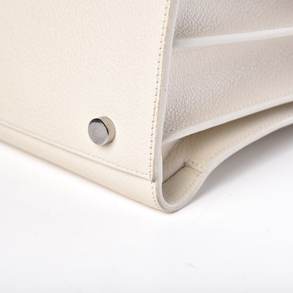 Saint Laurent Grained Calfskin Small Sac De Jour Dove White 15 of 17