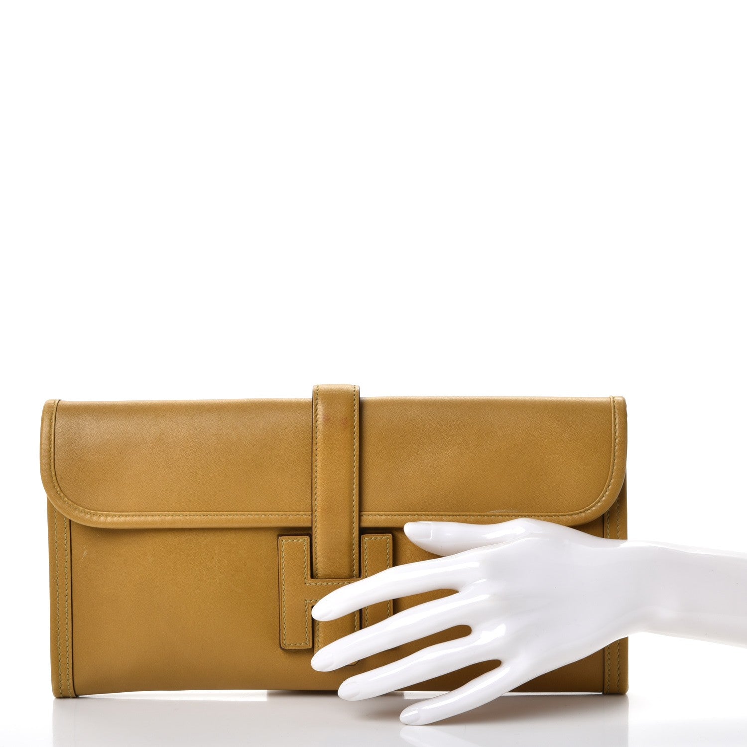 Hermes Tadelakt Jige Elan 29 Clutch Cardamome 2 of 12