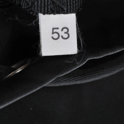 Prada Nylon Vela Medium Cinch Backpack Black 7 of 7