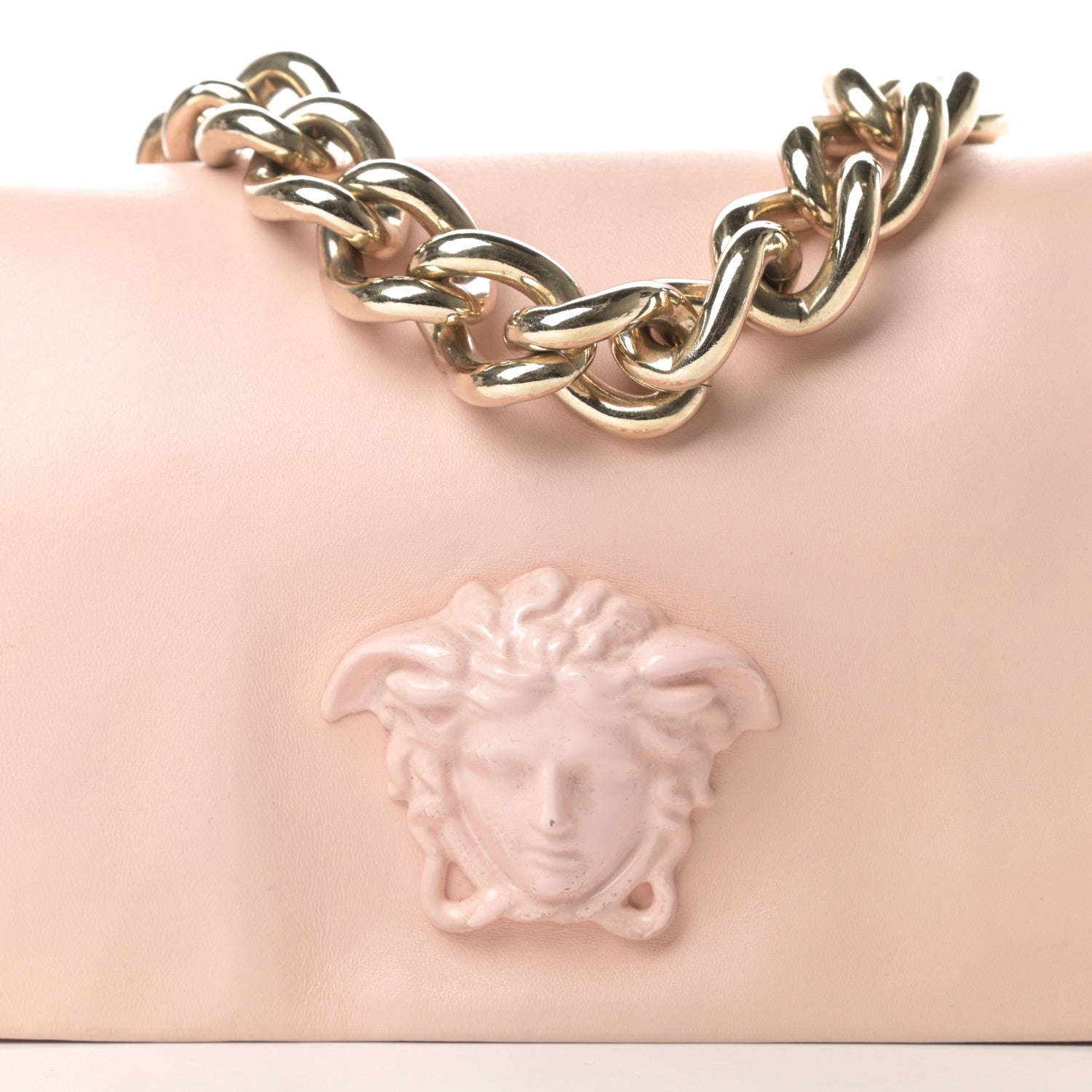 Versace Nappa Palazzo Sultan Shoulder Bag Light Pink 7 of 12
