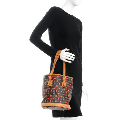 Louis Vuitton Monogram Cerises Bucket Bag 2 of 15