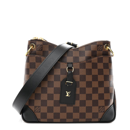 Louis Vuitton Damier Ebene Odeon PM Black 1 of 9