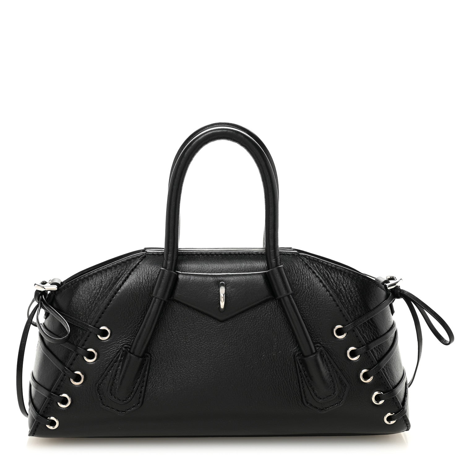Givenchy Calfskin Lace Mini Antigona Stretch Black 1 of 9
