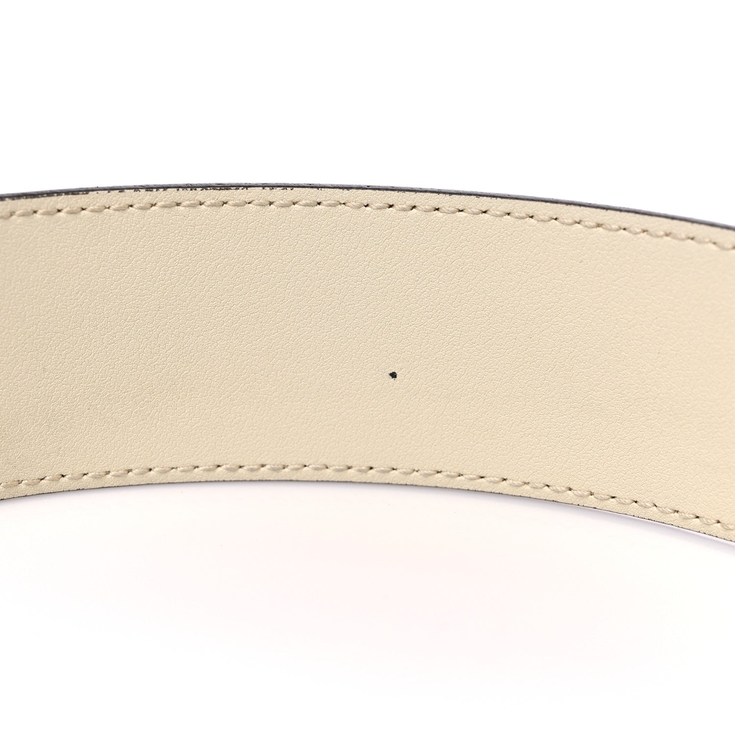 Gucci Calfskin Crystal Double G 40mm Belt 80 32 White Multicolor 5 of 8
