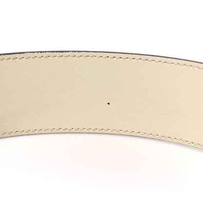 Gucci Calfskin Crystal Double G 40mm Belt 80 32 White Multicolor 5 of 8