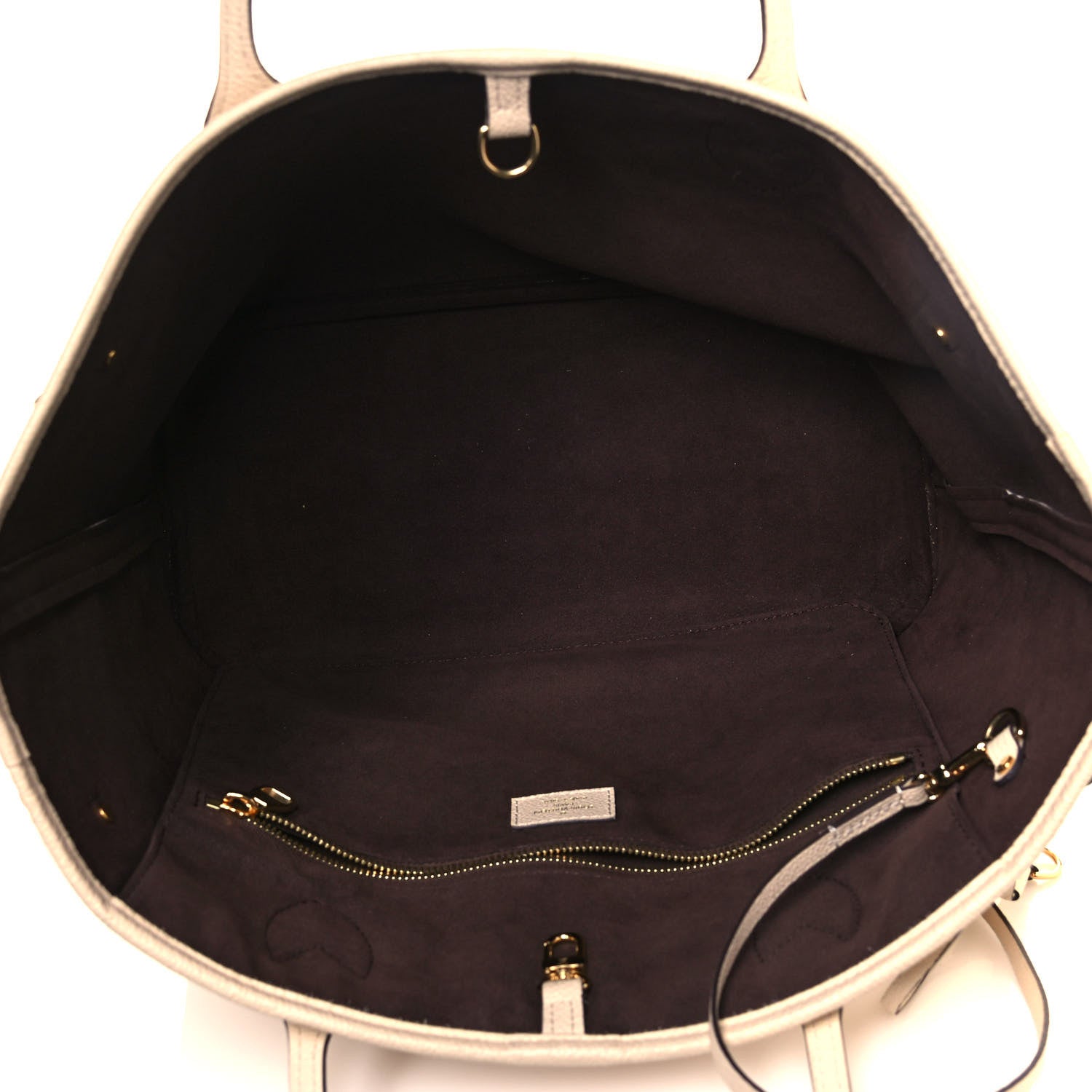Louis Vuitton Empreinte Monogram Giant Neverfull MM Cream 5 of 11