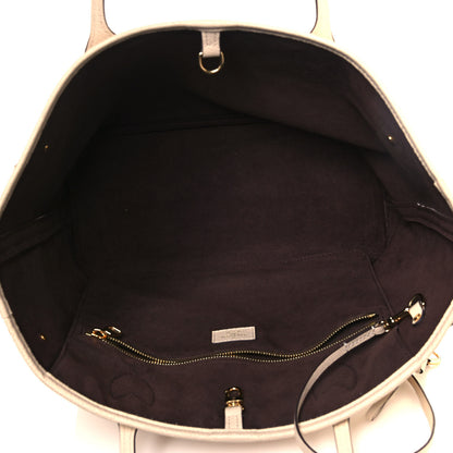 Louis Vuitton Empreinte Monogram Giant Neverfull MM Cream 5 of 11