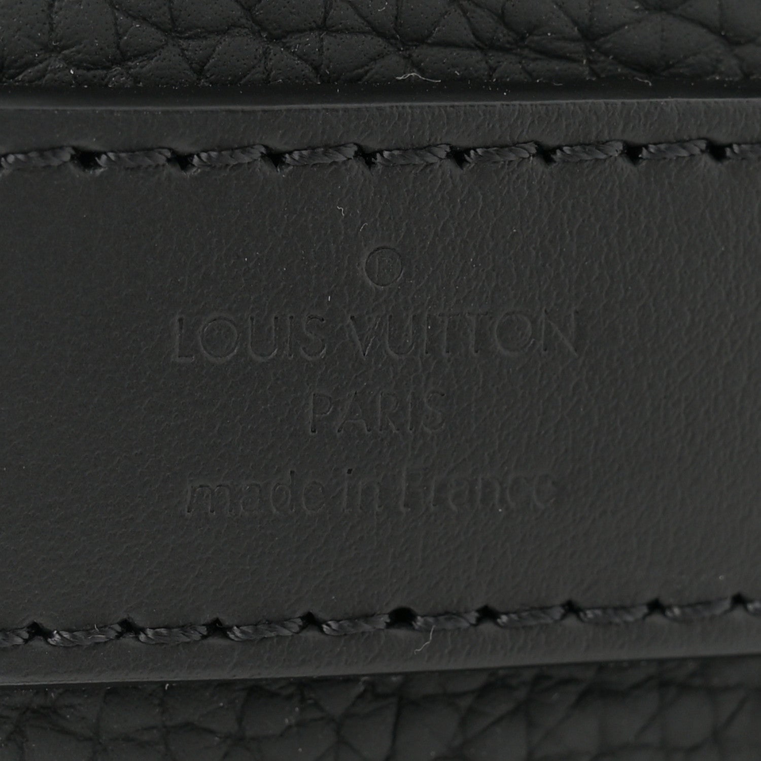 Louis Vuitton Monogram Taurillon Keepall Bandouliere 25 Black 6 of 9
