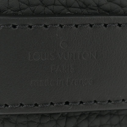Louis Vuitton Monogram Taurillon Keepall Bandouliere 25 Black 6 of 9