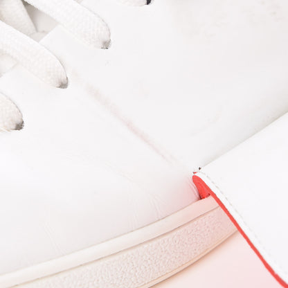 Louis Vuitton Calfskin Reverse Monogram Kabuki Low Top Sneakers 39.5 White 13 of 15