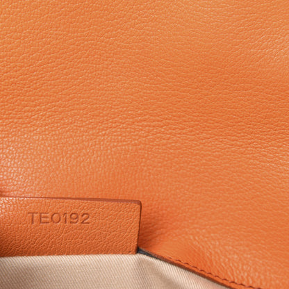 Givenchy Sugar Goatskin Medium Antigona Envelope Clutch Orange 9 of 10