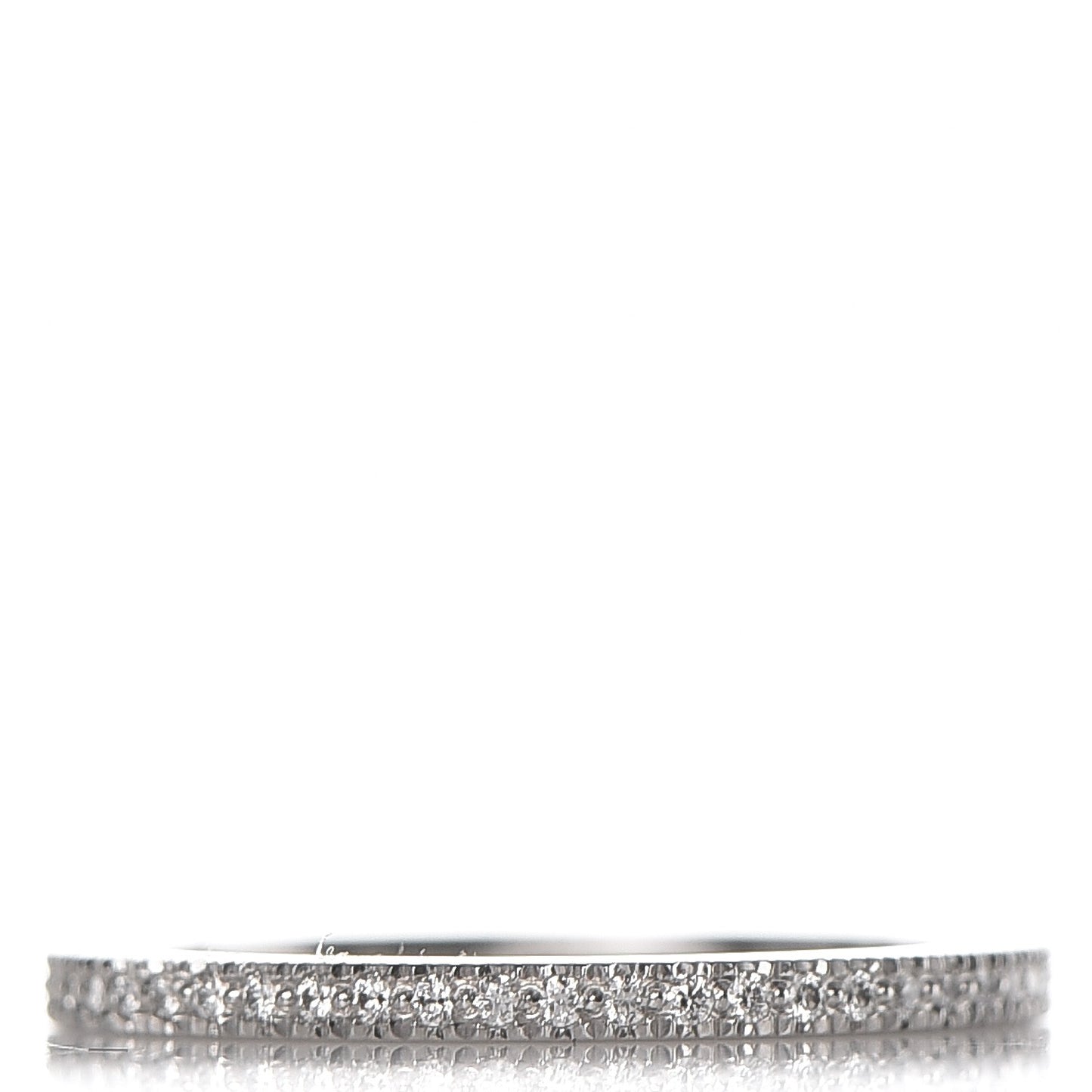 Platinum Diamond Lucida Eternity Wedding Band Ring 48.5 4.75