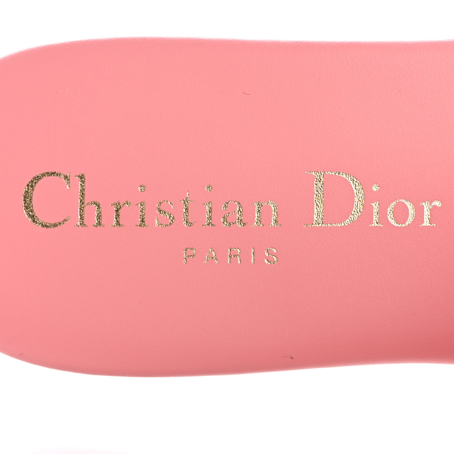 Christian Dior Calfskin D-Club Mule Sandal 35 Peach Boss 8 of 11