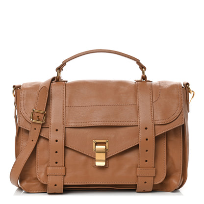 Proenza Schouler Lambskin Medium PS1 Satchel Birch 1 of 9
