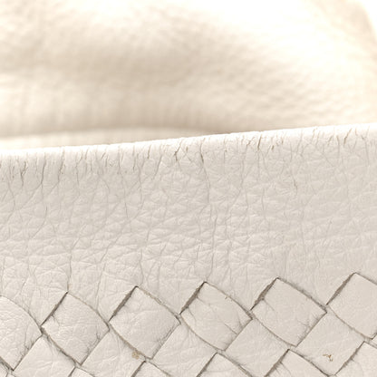 Bottega Veneta Cervo Intrecciato Shoulder Bag White 13 of 17