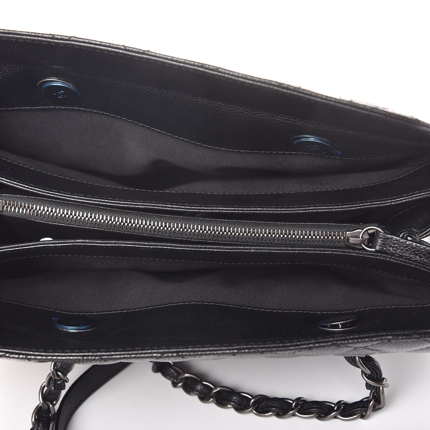 Chanel Caviar Quilted Small City Shopping Tote Black 5 of 8